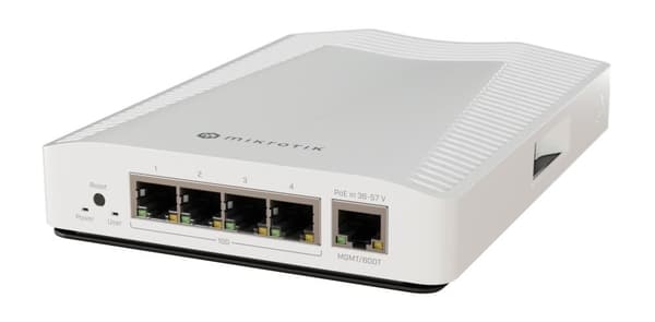 Switch MIKROTIK 1x10Base-T / 100Base-TX / 1000Base-T (4x10GbE, PoE ports 1, CRS304-4XG-IN)