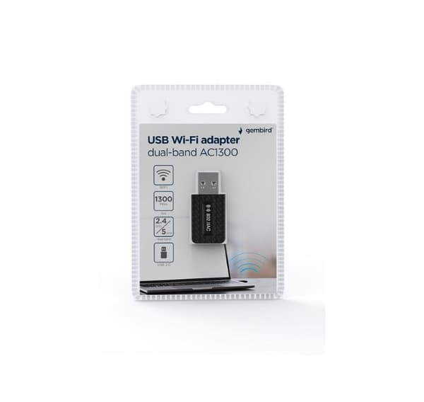 Wrl adapter 1300mbps usb/dualband wnp-ua1300-03, Gembird