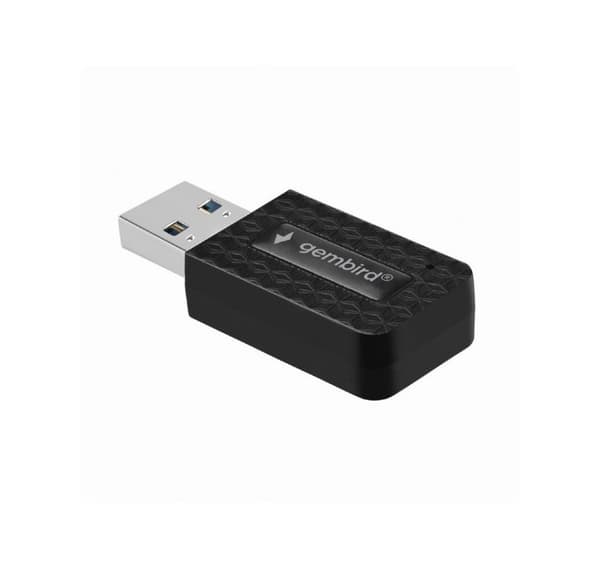 Wrl adapter 1300mbps usb/dualband wnp-ua1300-03, Gembird Sort