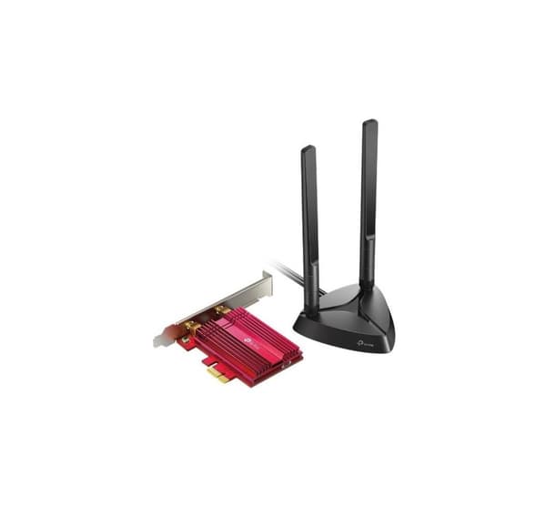 Wrl-adapter 3000mbps pcie/archer tx3000e, Tp-link Sort, Rød