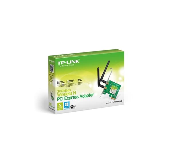 Wrl-sovitin 300mbps pcie/tl-wn881nd, Tp-link