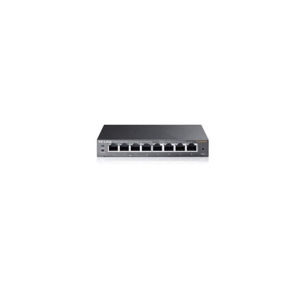 Verkkokytkin 8portti 1000m/poe tl-sg108pe, Tp-link musta