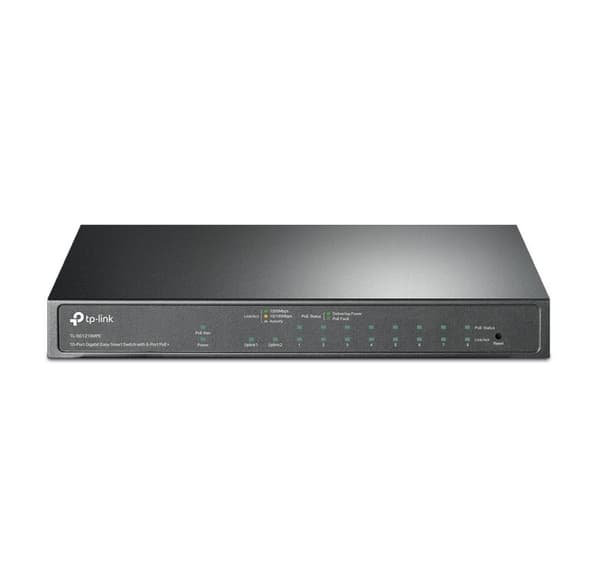 Kytkin, Tp-link, tl-sg1210mpe (pöytäkone/jalusta, 9x10base-t / 100base-tx / 1000base-t, 1x10/100/1000base-t/sfp-yhdistelmä)