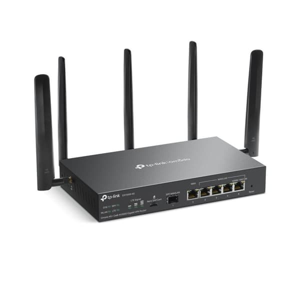 Verkkoreititin 1000m 6porttinen vpn/omada 4g+ er706w-4g, Tp-link