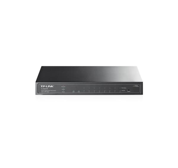 Switch, Tp-link, omada (tl-sg2008, typ l2, stationär/sockel, 8x10base-t / 100base-tx / 1000base-t, 2xsfp, poe-portar 8)