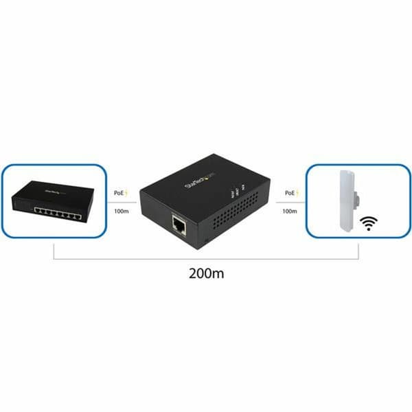 Signalförstärkare PoE Startech POEEXT1GAT