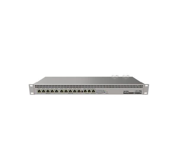 Net router 10/100/1000m 13port/dude rb1100dx4, Mikrotik Sølv
