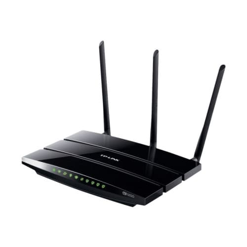 TP-Link Archer VR400 - trådlös router - DSL-modem - Wi-Fi 5 - skrivbordsmodell Svart