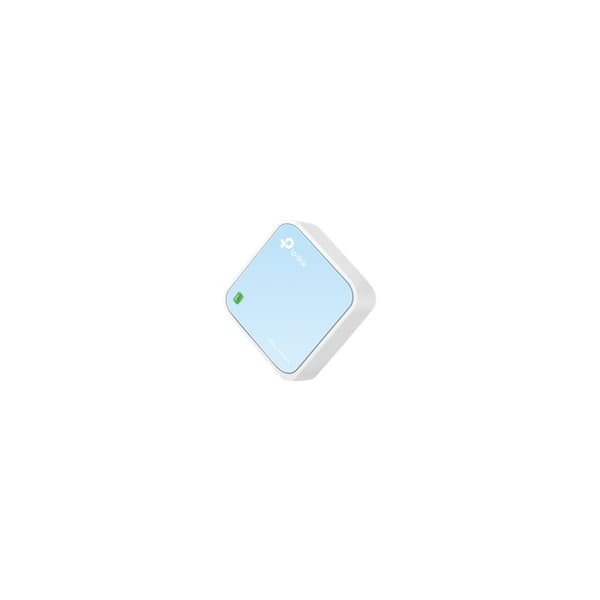 TP-Link TL-WR802N - trådlös router - Wi-Fi - skrivbordsmodell Blå, Vit