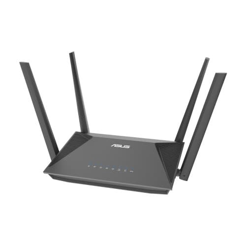 ASUS RT-AX52 - trådlös router - Wi-Fi 6 - skrivbordsmodell