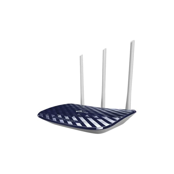 TP-Link Archer C20 AC750 - trådlös router - Wi-Fi 5 - skrivbordsmodell Svart, Vit