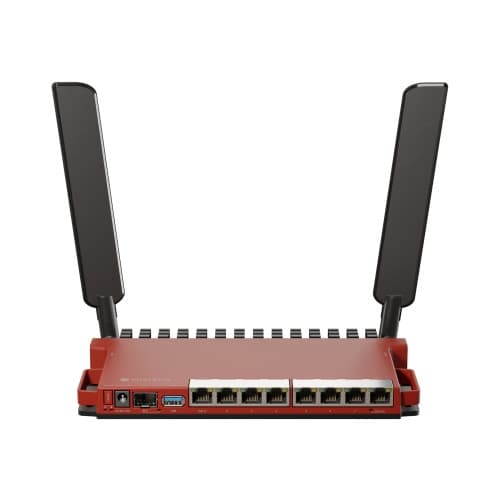 MikroTik L009 Series L009UIGS-2HAXD-IN - router - skrivbordsmodell Röd