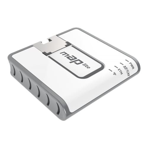 MikroTik RouterBOARD mAP lite - trådlös åtkomstpunkt - Wi-Fi Vit