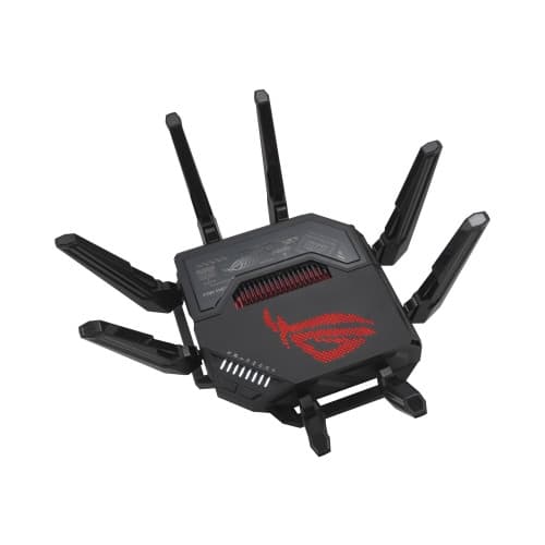 ASUS ROG Rapture GT-BE98 - trådlös router - Wi-Fi 7 - skrivbordsmodell
