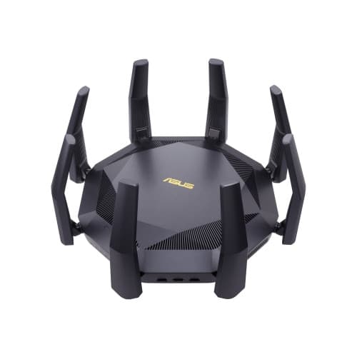 ASUS RT-AX89X - trådlös router - Wi-Fi 6 - skrivbordsmodell Svart