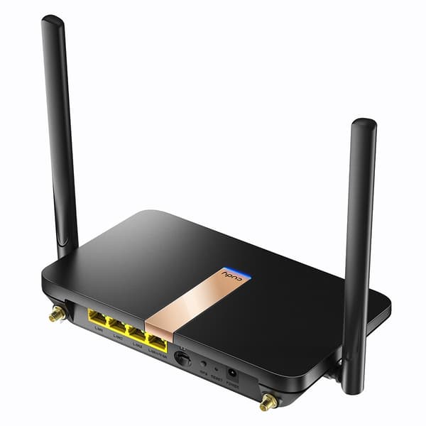 Cudy LT500D trådløs router Fast Ethernet Dual-band (2,4 GHz / 5 GHz) 4G Sort