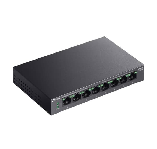 Kytkin ls108gp (työpöytä/jalusta, 8x10base-t / 100base-tx / 1000base-t, poe+ portit 8, ls108gp), Tp-link