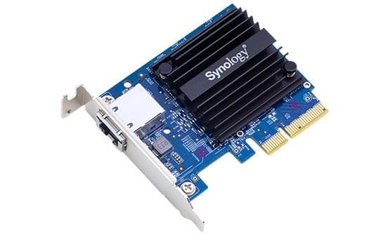 Nettkort pcie 10gb/e10g18-t1, Synology Sort, Blå