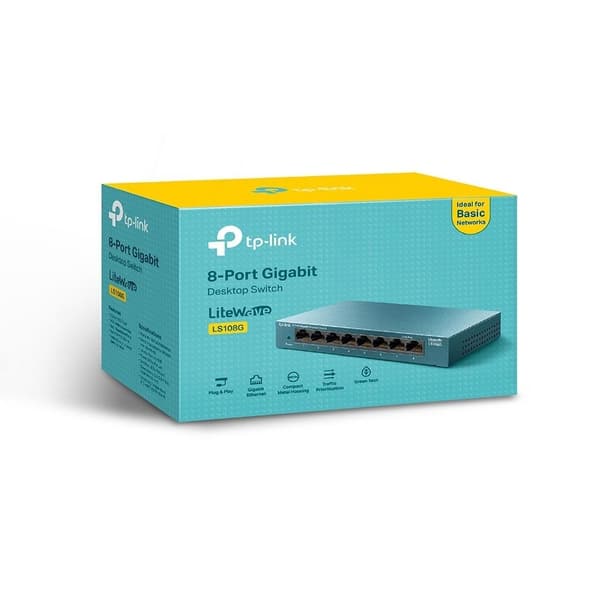 Bryter ls108g (8x10base-t / 100base-tx / 1000base-t, ls108g), Tp-link