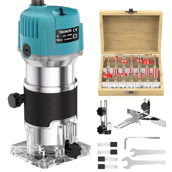 Träfräs, 800W effekt, 30000 RPM hastighet,800W