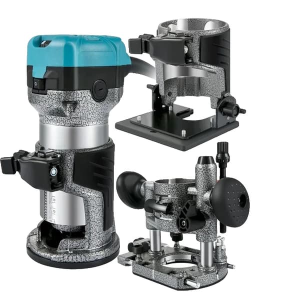 VEVOR Træfræser, 710W Effekt, 13000-33000 RPM Hastighed,Fast Plunge Tilt