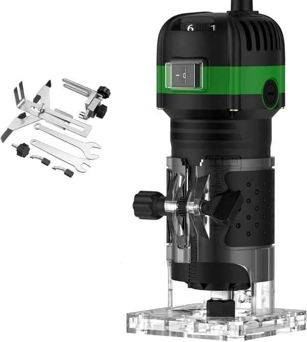 Træfræsemaskine, 800W effekt, 30.000 RPM hastighed,Standard