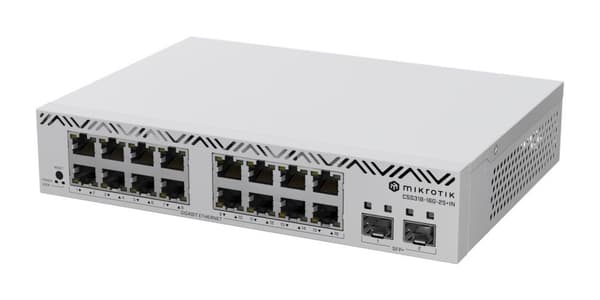 Switch 16x10base-t / 100base-tx / 1000base-t (css318-16g-2s+in), Mikrotik