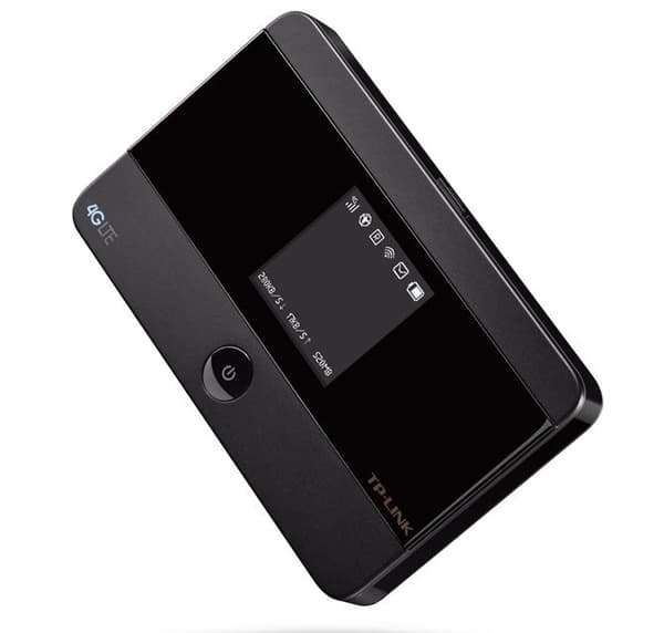 TP-LINK M7350 - Mobiiliyhteyspiste - GSM, GPRS, UMTS, EDGE, HSPA, LTE, DC-HSPA+ - 150 Mbps - 802.11b, 802.11a, 802.11g, 802.11n - ilman virtalähdettä musta
