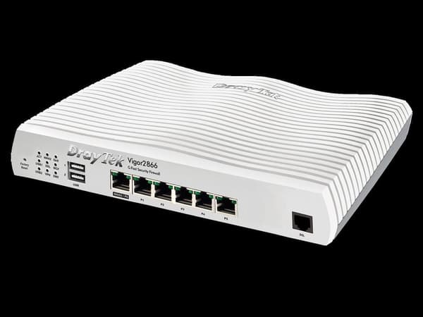 Draytek Vigor 2866: Gfast Modem Firewall Kabel Router Gigabit Ethernet Grå (V2866-DE-AT-CH)
