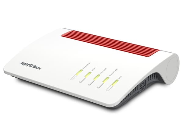 AVM FRITZ!Box 5590 Fiber - trådløs router - netværk - GPON-terminal / stemmekort - GigE, 2.5 GigE, GPON, AON - 802.11a/b/g/n/ac/ax - dual band - VoIP- Hvid