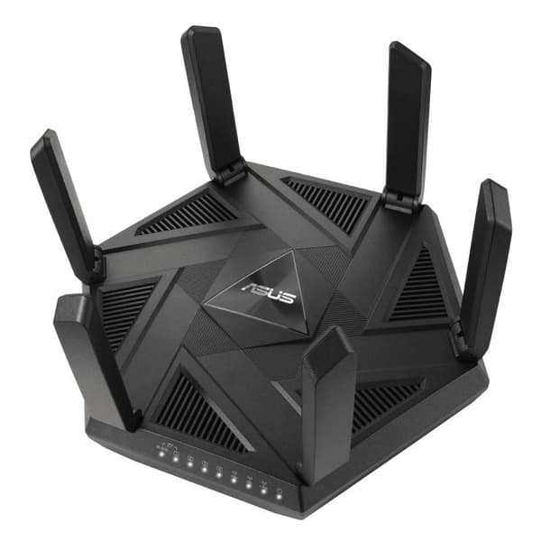 ASUS RT-AXE7800 trådlös router tri-band (2,4GHz/5GHz/6GHz) Svart (90IG07B0-MU9B00)