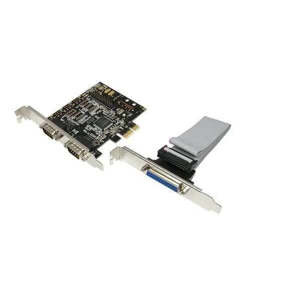 Logilink, parallel/seriel, 2 x seriel (COM), 1 x parallel (LPT)