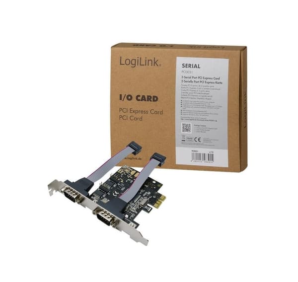 Logilink, seriell, 2 x seriell (COM)
