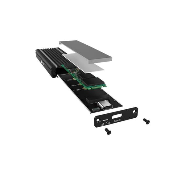 Raidsonic, Icy box, IB-1824ML-C31 hölje för 1x NVMe