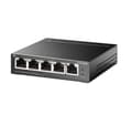 Miniatyrbild 1 av 4: TP-LINK, 5-portars Gigabit Easy Smart Switch med 4-portars PoE+, TL-SG105MPE