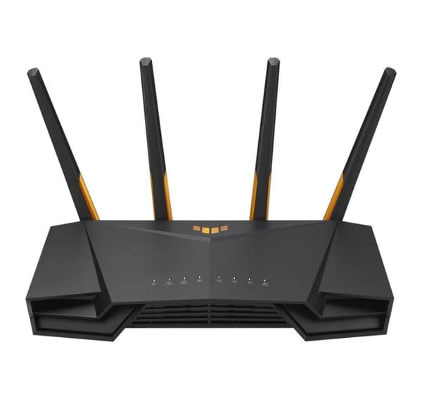 Asus, Wireless Wifi 6 AX4200 Dual Band Gigabit Router, EU og UK plugg, TUF-AX4200 Sort