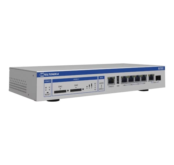 Teltonika, Enterprise Rack-monterbar SFP/LTE-router, RUTXR1 Grå