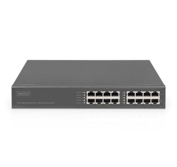 Digitus, 8-ports Gigabit Ethernet PoE-injektor, 802.3bt, 250 W, DN-95118