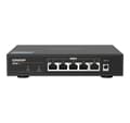 Miniatyrbild 6 av 10: QNAP, 5 portar 2,5 Gbps Auto Negotiation (2,5G/1G/100M), QSW-1105-5T