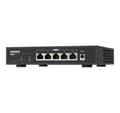 Miniatyrbild 2 av 10: QNAP, 5 portar 2,5 Gbps Auto Negotiation (2,5G/1G/100M), QSW-1105-5T