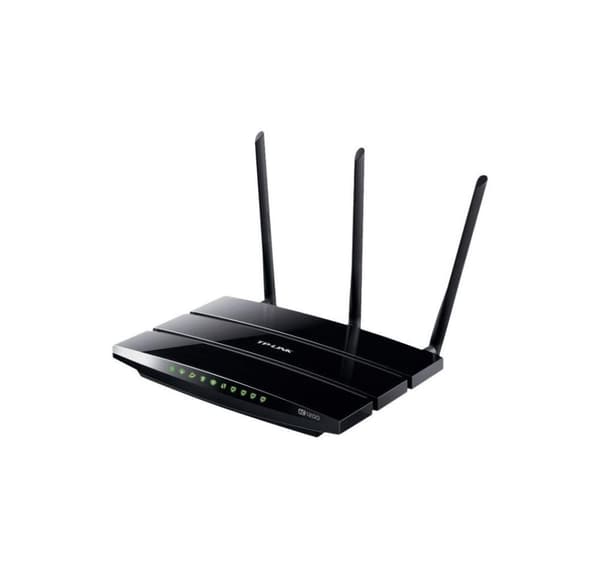 TP-LINK, AC1200 Wi-Fi VDSL/ADSL Modem Gigabit-ruter, Archer VR400 Sort