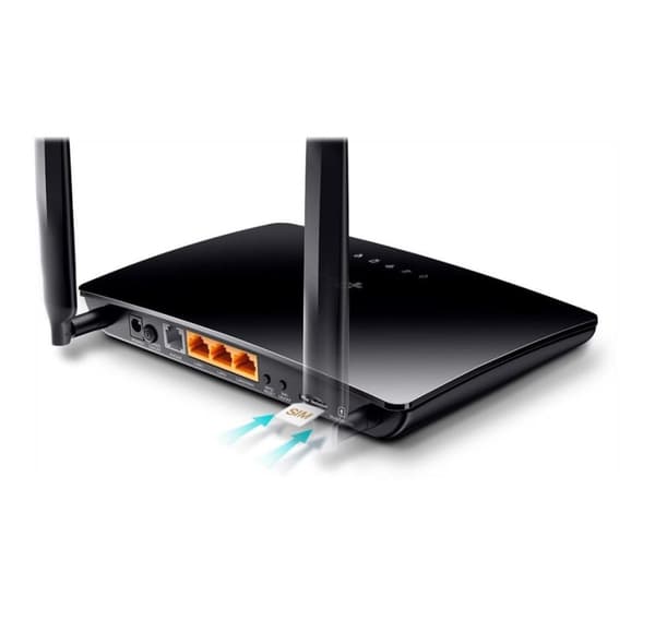 TP-LINK, N300 4G LTE Telefoni WiFi-router, TL-MR6500v