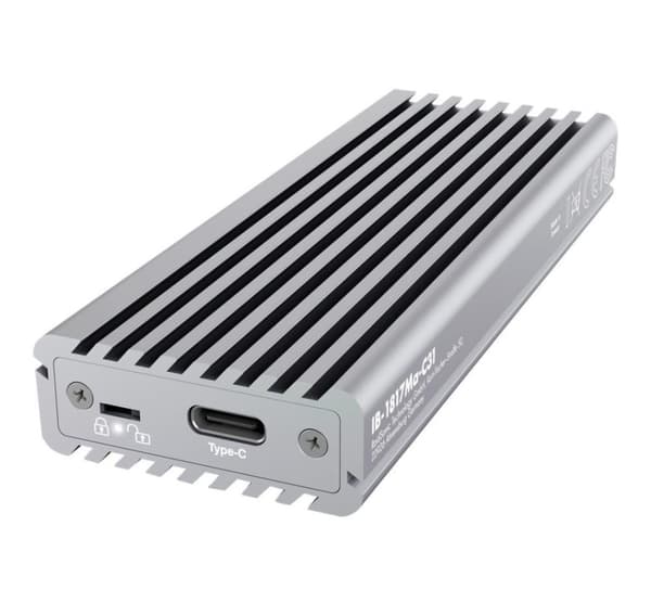 Raidsonic, Icy box Ekstern Type-C™-kabinet til M.2 NVMe SSD, IB-1817Ma-C31