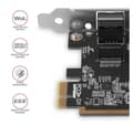 Miniatyrbillede 4 af 6: AXAGON, Gigabit Ethernet PCI-Express netværkskort med gennemprøvet Realtek chipset version, PCEE-GRF