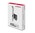 Miniatyrbillede 6 af 6: AXAGON, Gigabit Ethernet PCI-Express netværkskort med gennemprøvet Realtek chipset version, PCEE-GRF