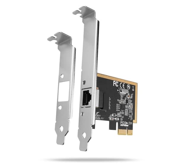AXAGON, Gigabit Ethernet PCI-Express netværkskort med gennemprøvet Realtek chipset version, PCEE-GRF