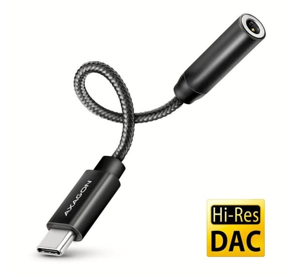 AXAGON, ADA-HC USB-C - HI-RES DAC Audio Adapter