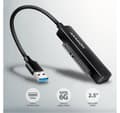 Miniatyrbild 2 av 7: AXAGON, USB-A 5Gbps SLIM-adapter för 2,5" SSD/HDD, ADSA-FP2A