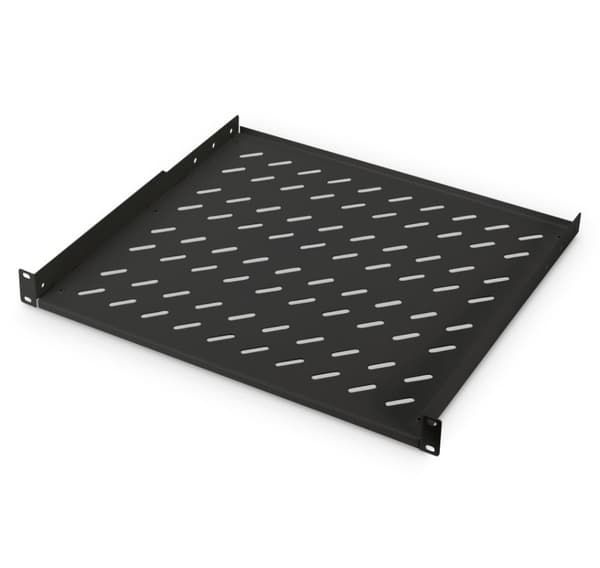 Digitus, 1U kiinteä hylly telineille, DN-19 TRAY-1-400-SW