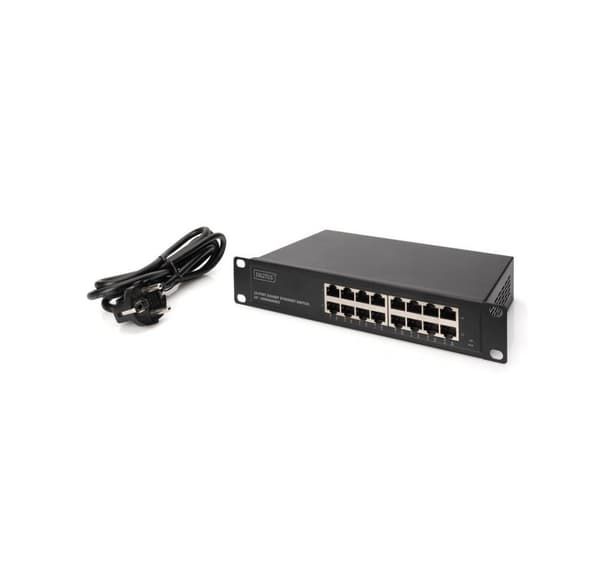 Digitus, 16-ports Gigabit Ethernet-switch, DN-80115